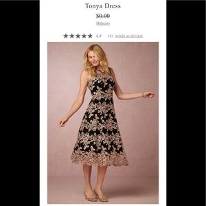 NWT BHLDN Hitherto Tonya Dress sz 0